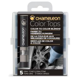 Picture of CHAMELEON 5 COLOUR TOPS - GREY