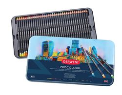 Picture of DERWENT PROCOLOUR PENCIL TIN OF 36