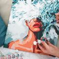 Picture of PAINT BY NUMBERS PANDA WITH A BUBBLE WRAPPED