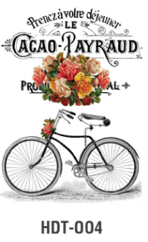 Picture of CADENCE DÉCOR TRANSFER PAPER BICYCLE