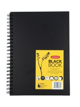 Picture of DERWENT BLACK BOOK WIRE BOUND A4