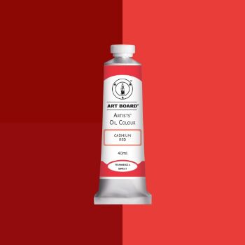 Picture of ART BOARD CADMIUM RED 40ML OIL PAINT TUBE