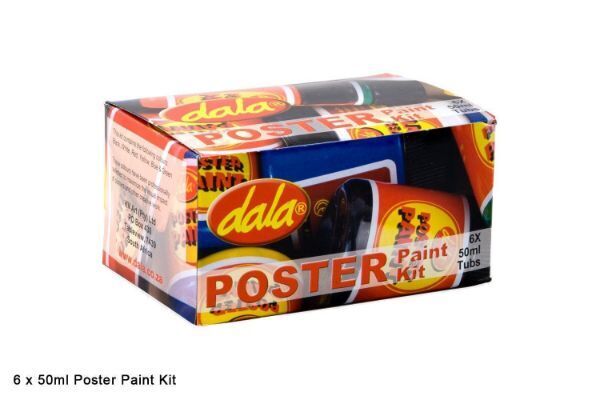 Picture of DALA POSTER PAINT 6X50ML KIT