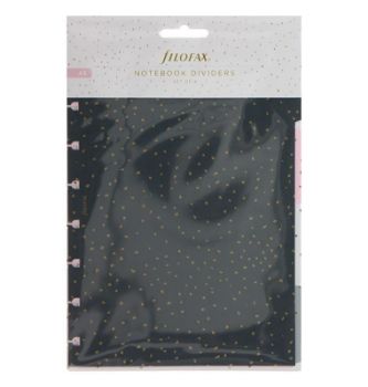 Picture of NOTEBOOK REFILL A5 PATTERNED DIVIDER CONFETTI